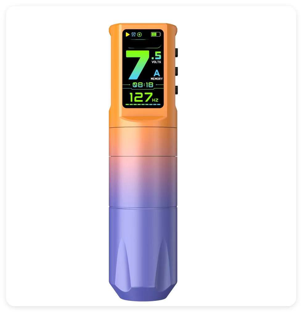Event RAINBOW wireless tattoo machine - green