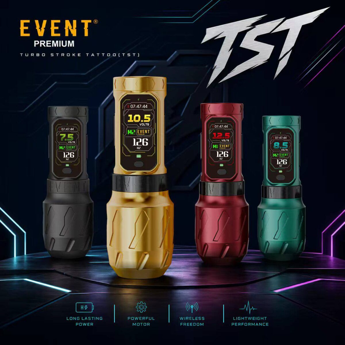 Tst tattoo pen color diversity